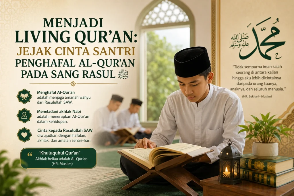 santri penghafal Al-Qur'an