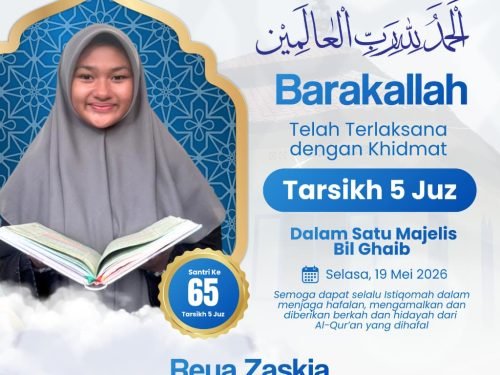 Tarsikh 5 Juz Santri (Reya Zazkia)